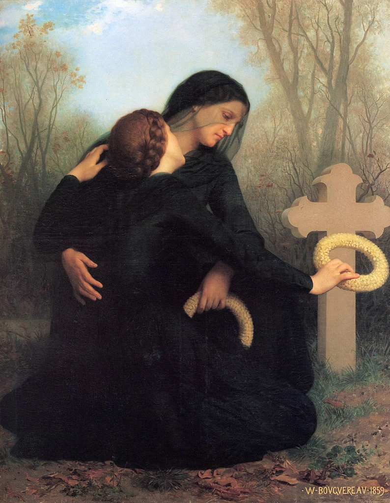 Il giorno dei morti (1859) - Musée des Beaux, Arts, Bordeaux